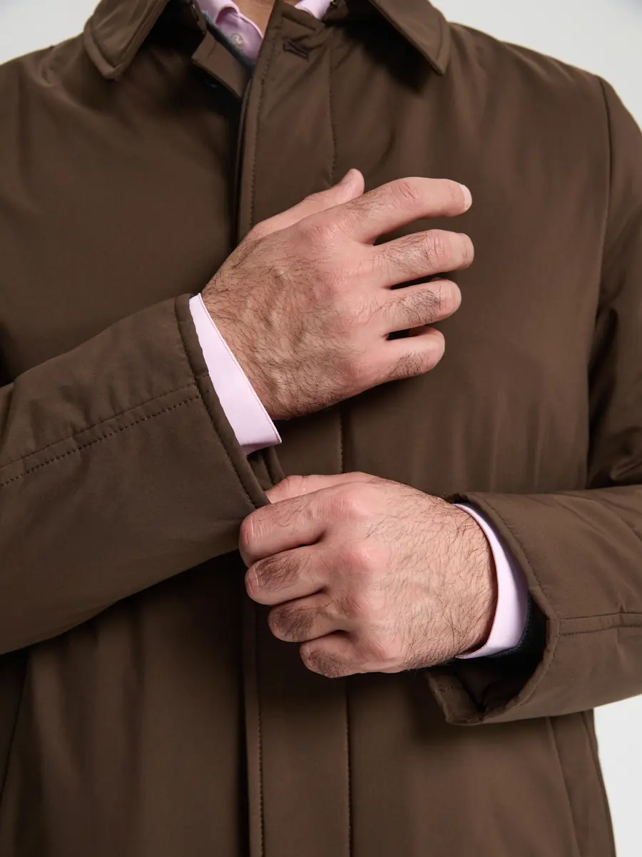 Плащ однотонный