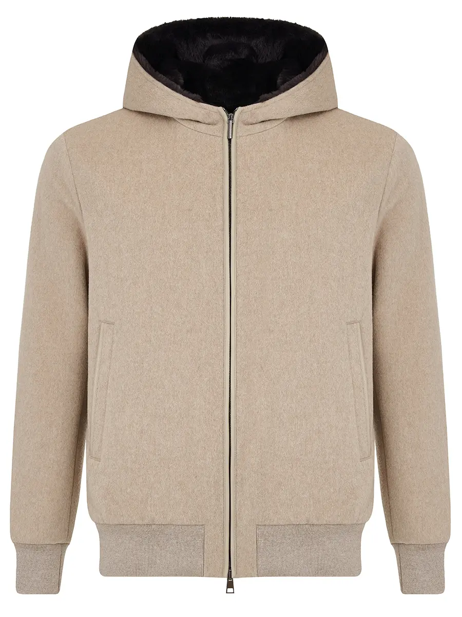 Бомбер шерстяной