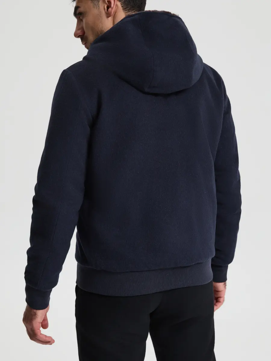 Бомбер шерстяной