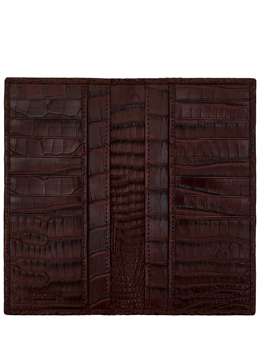 Портмоне из кожи крокодила