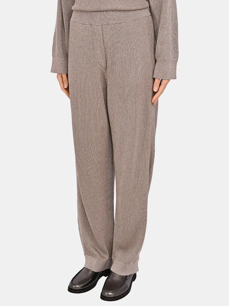 Брюки из хлопка и вискозы