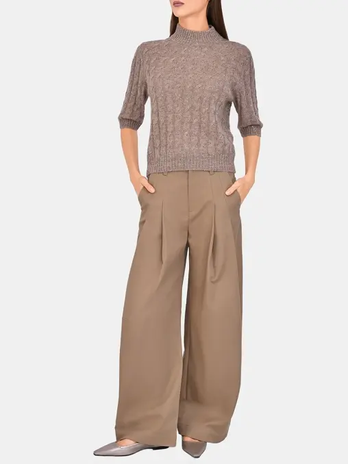 Брюки Baggy хлопковые BRUNELLO CUCINELLI