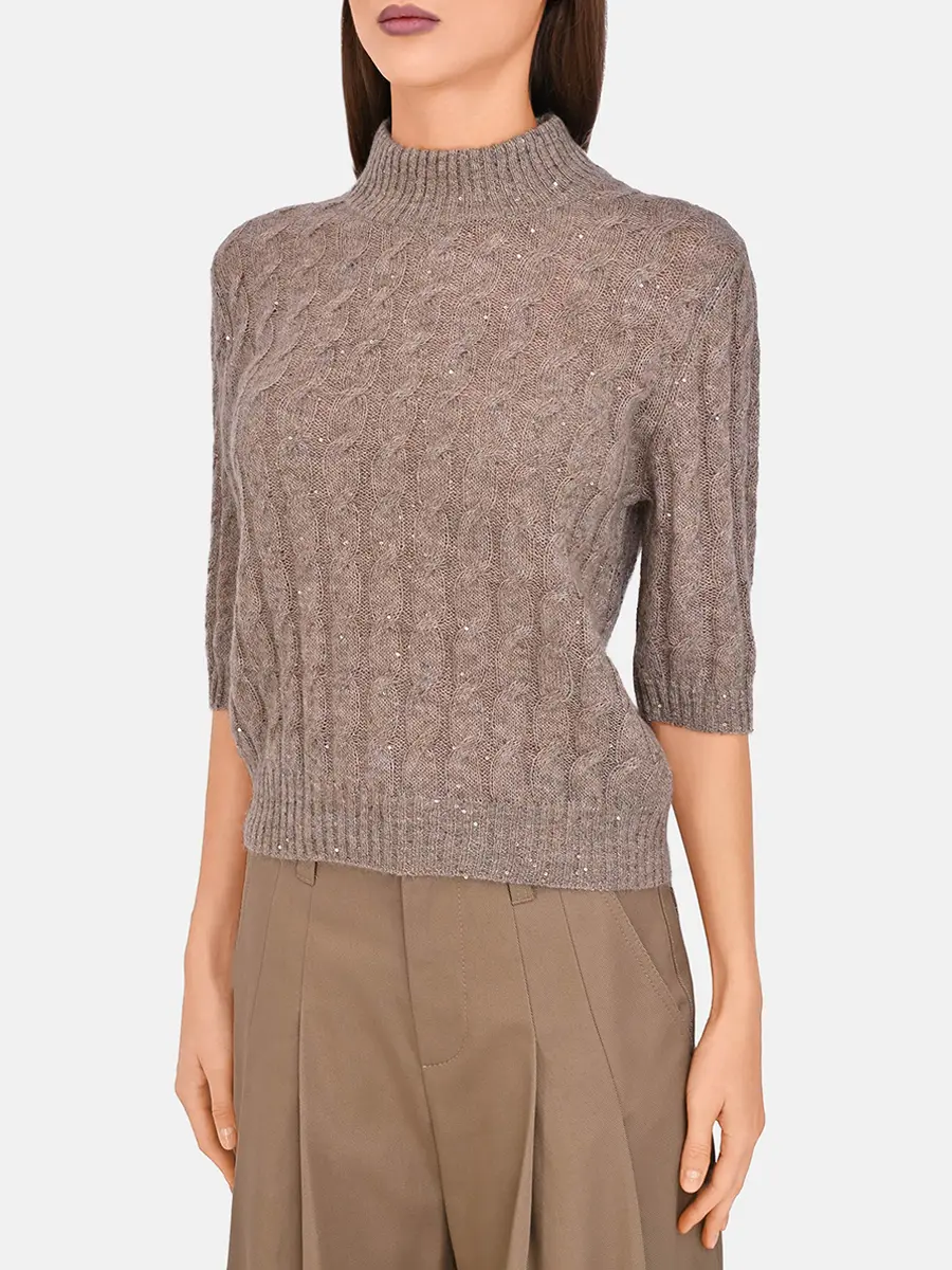 Джемпер с пайетками