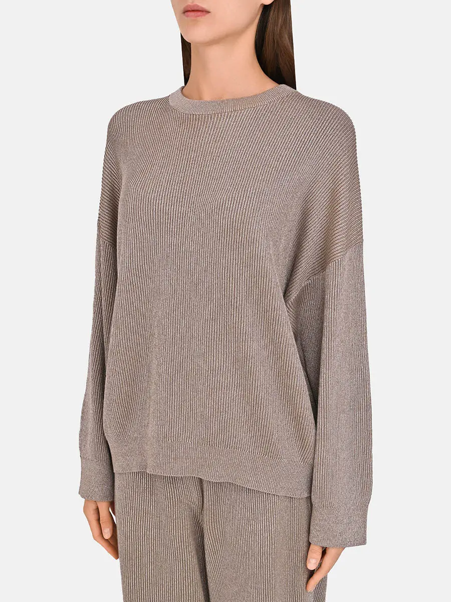 Джемпер из хлопка и вискозы