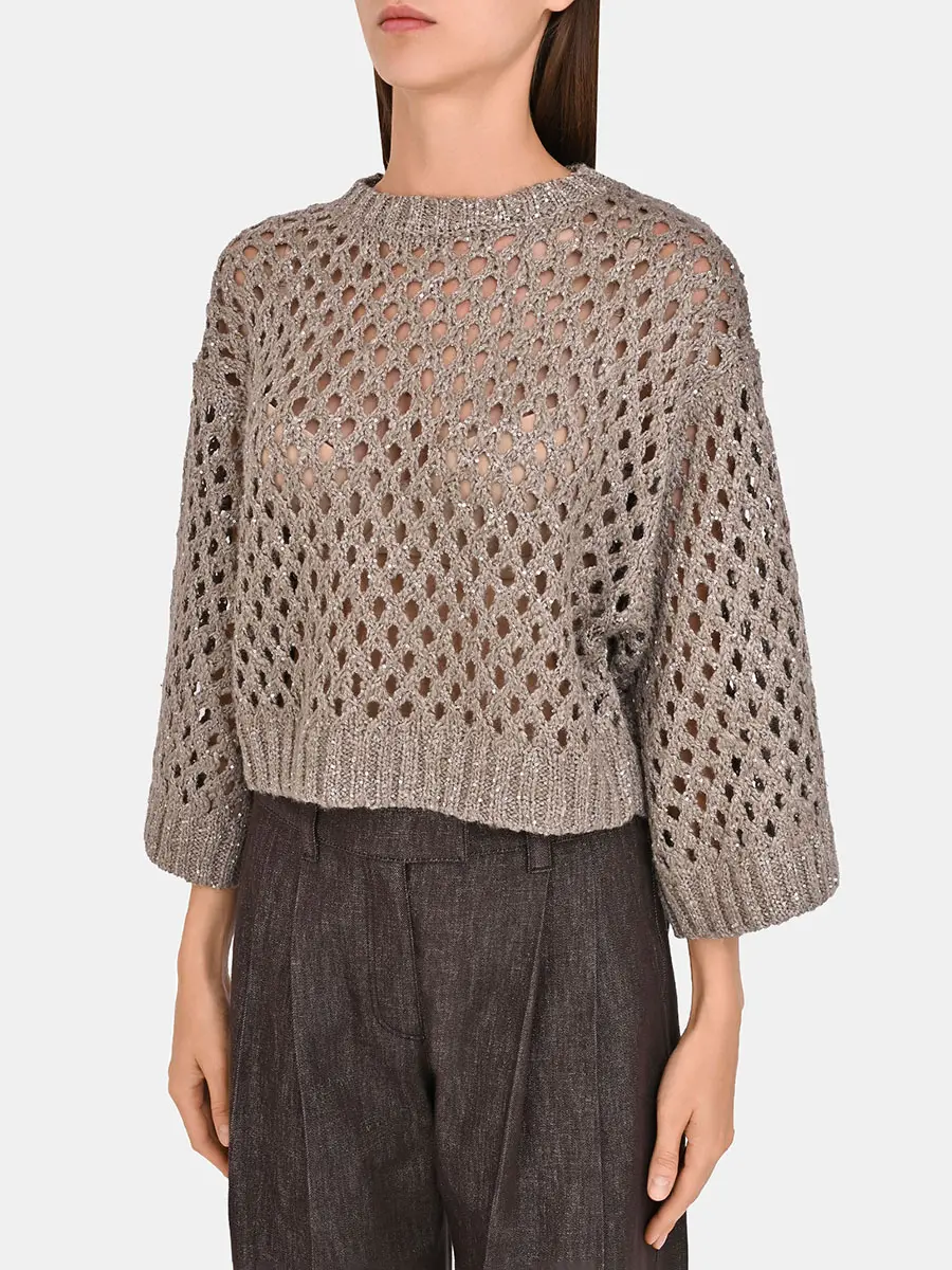 Джемпер с пайетками