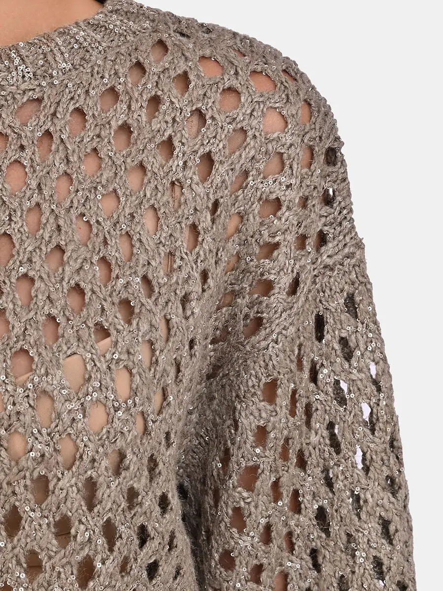 Джемпер с пайетками