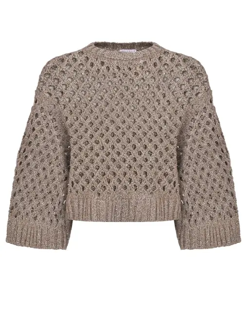 Джемпер с пайетками BRUNELLO CUCINELLI