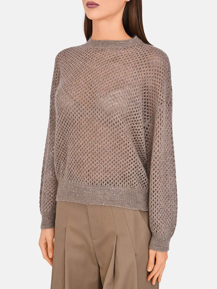 Джемпер с пайетками