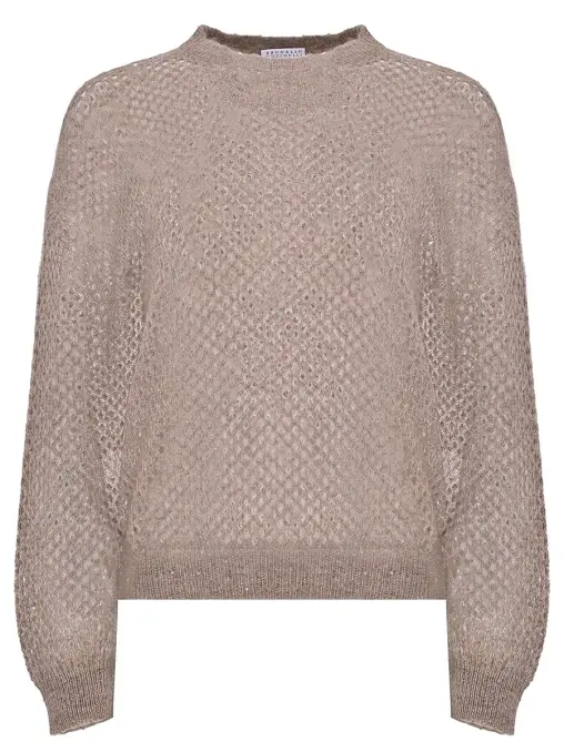 Джемпер с пайетками BRUNELLO CUCINELLI