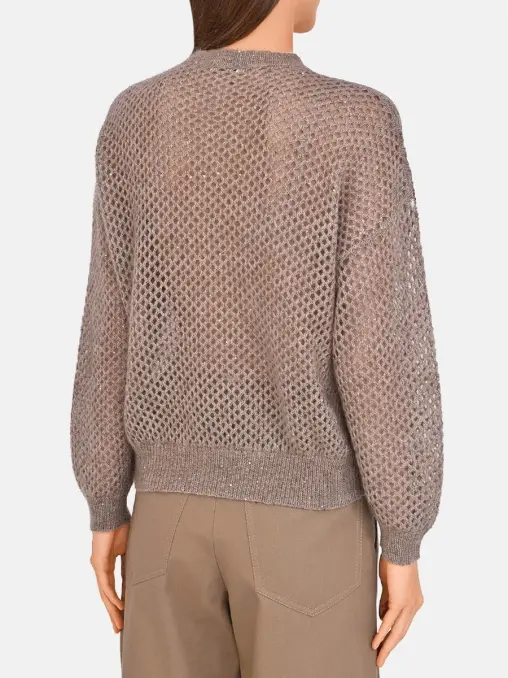Джемпер с пайетками BRUNELLO CUCINELLI