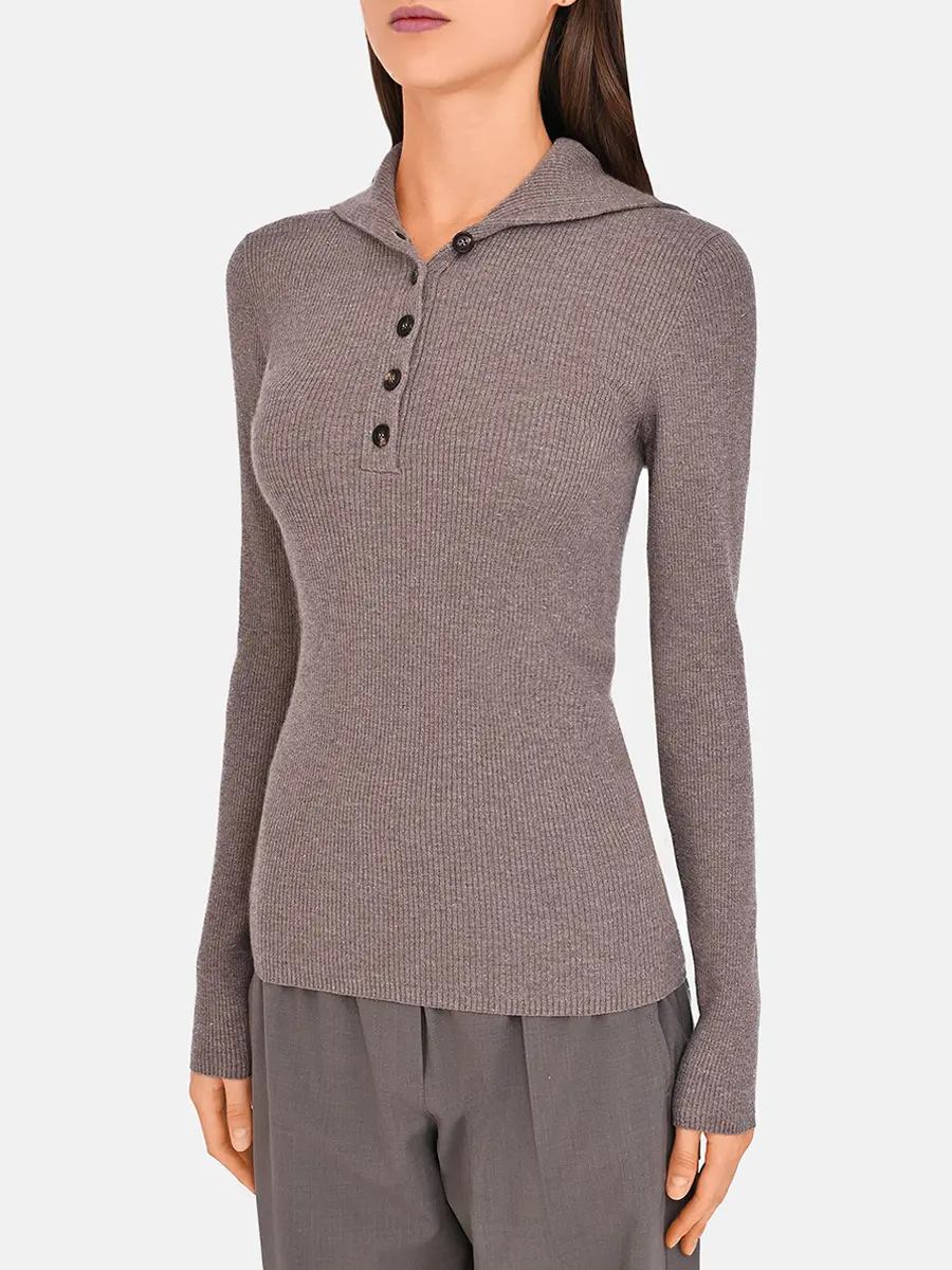 Поло из кашемира и вискозы