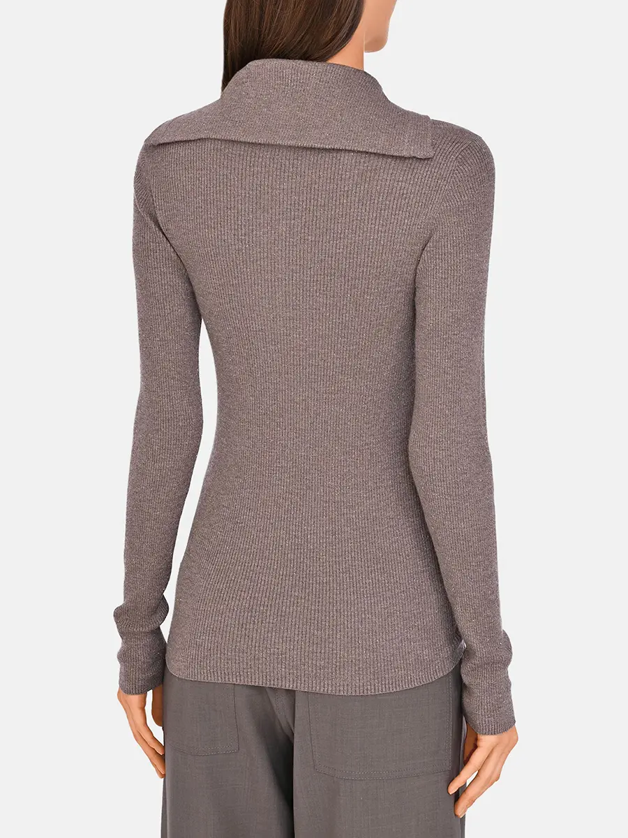 Поло из кашемира и вискозы