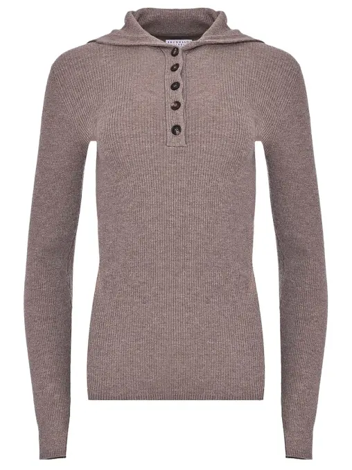 Поло из кашемира и вискозы BRUNELLO CUCINELLI