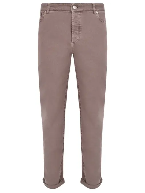 Джинсы хлопковые BRUNELLO CUCINELLI