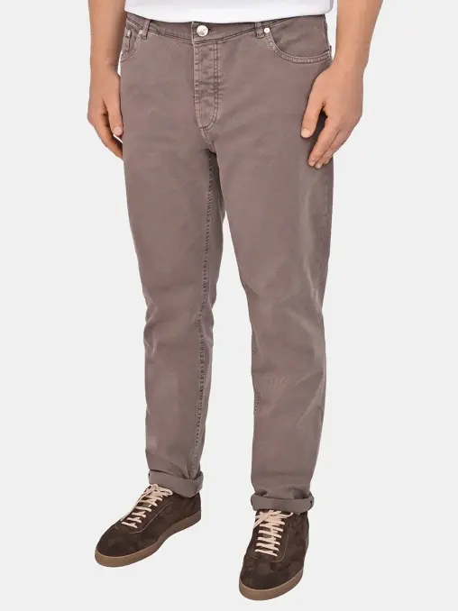 Джинсы хлопковые BRUNELLO CUCINELLI