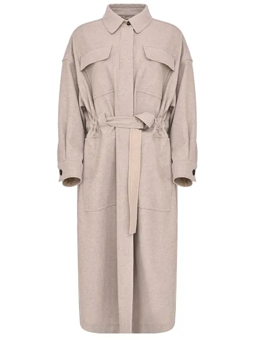 Пальто шерстяное BRUNELLO CUCINELLI