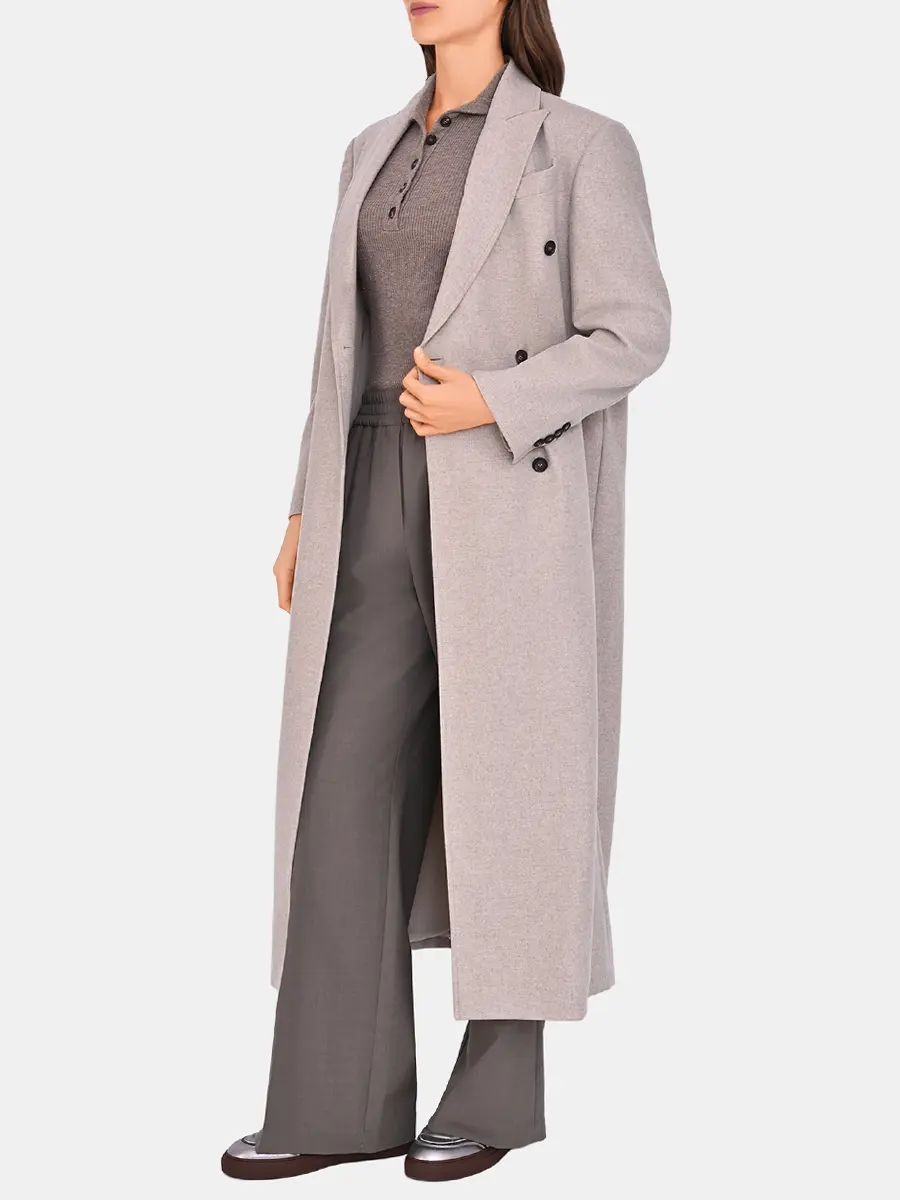 Пальто шерстяное