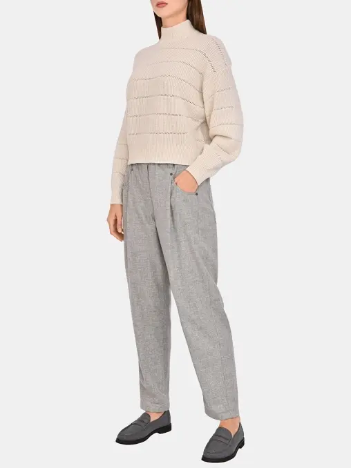 Брюки шерстяные BRUNELLO CUCINELLI