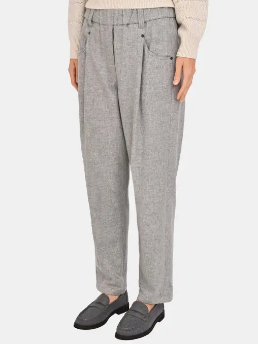 Брюки шерстяные BRUNELLO CUCINELLI