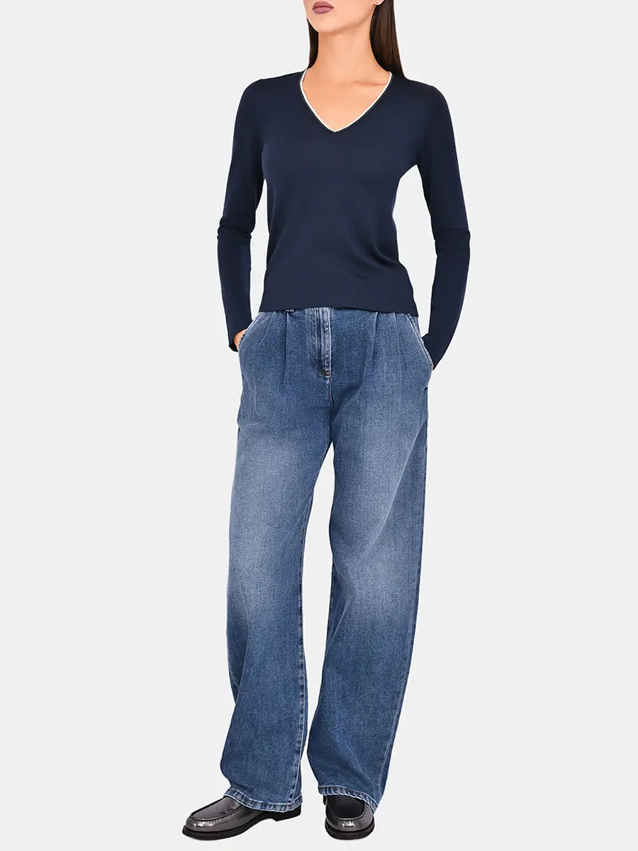 Джинсы хлопковые