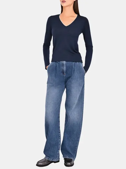 Джинсы хлопковые BRUNELLO CUCINELLI