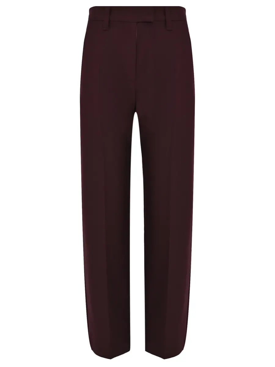 Брюки однотонные