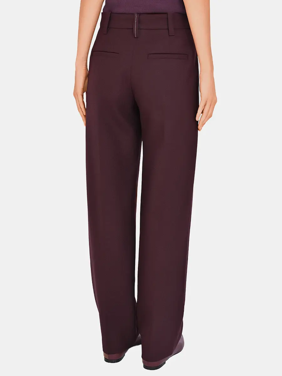 Брюки однотонные