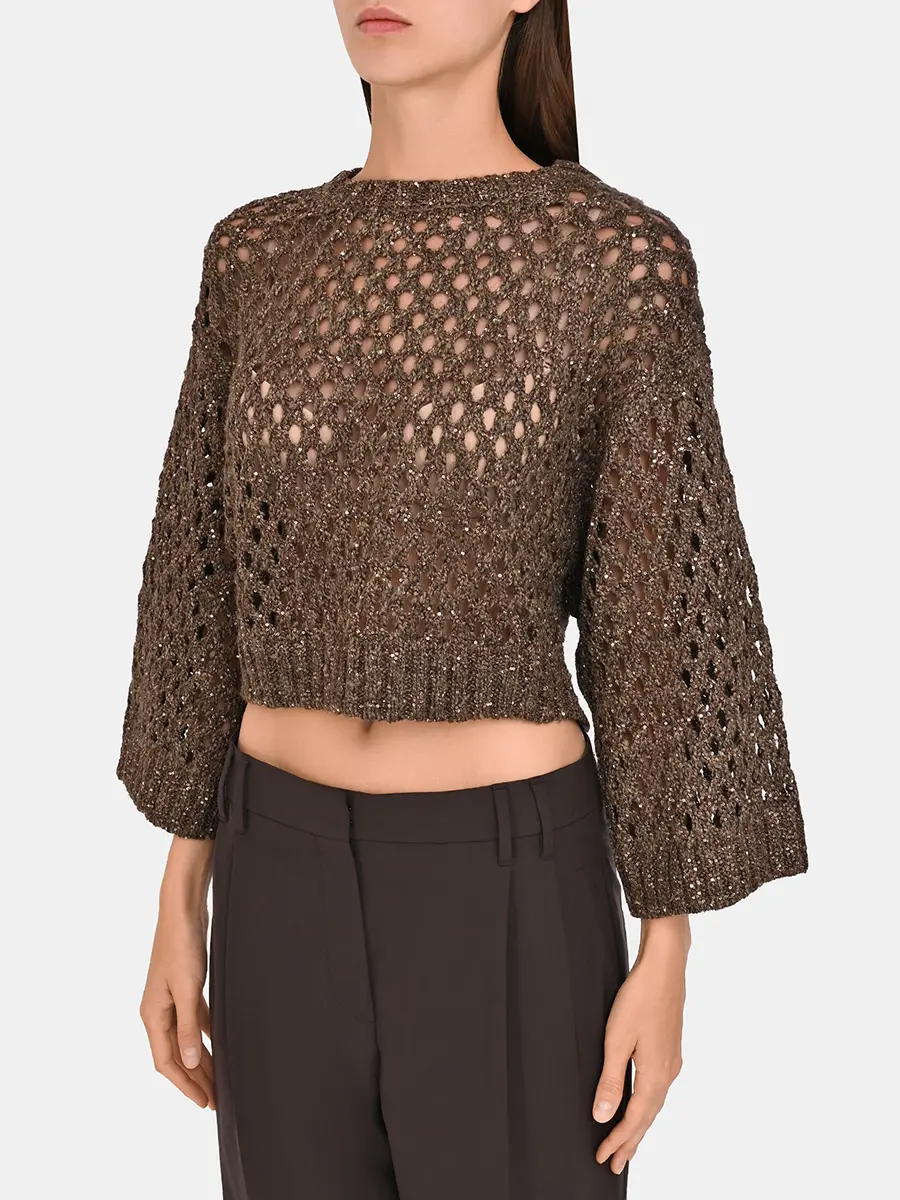 Джемпер с пайетками