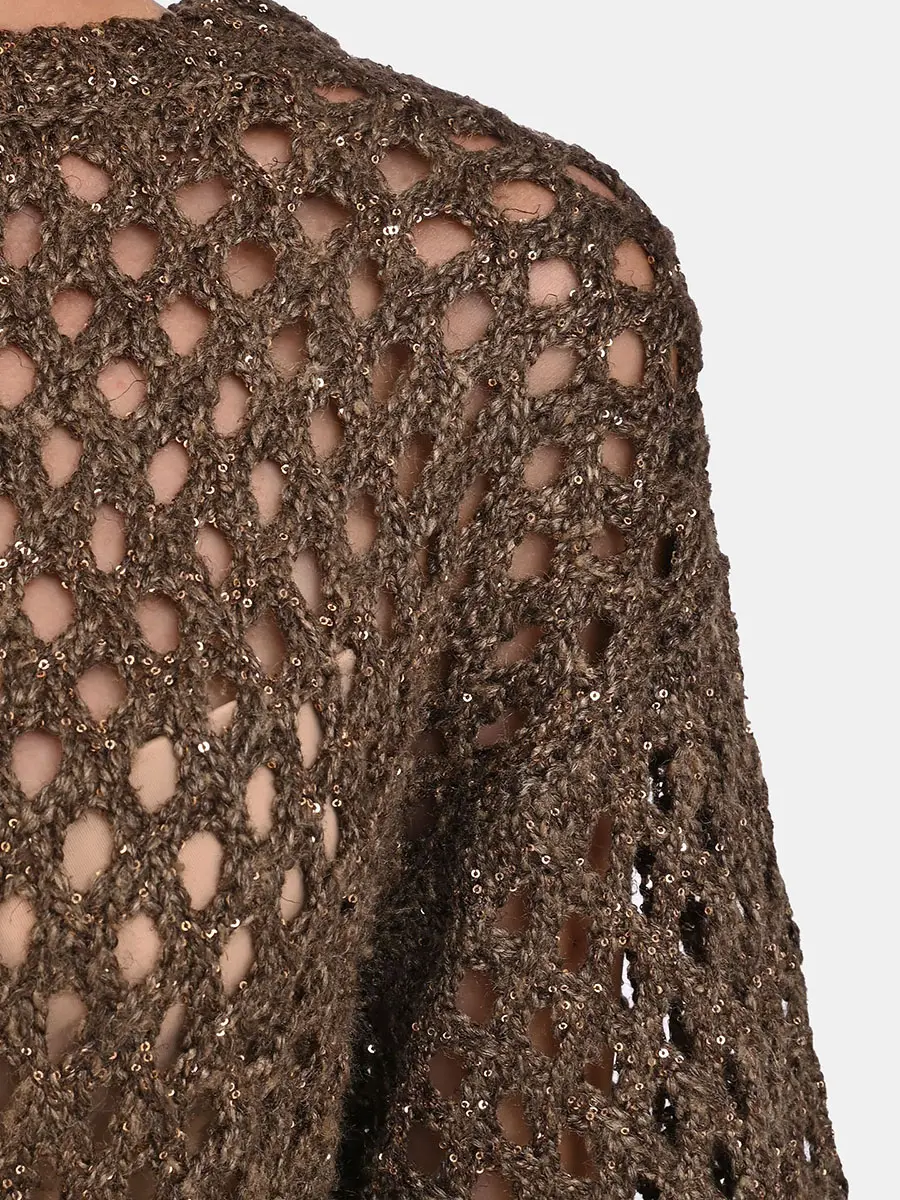 Джемпер с пайетками