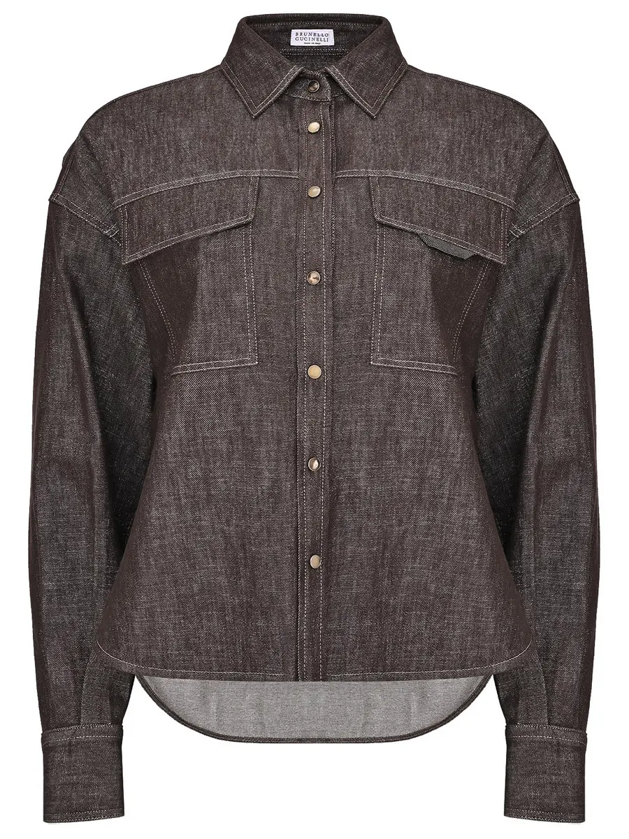 Рубашка джинсовая