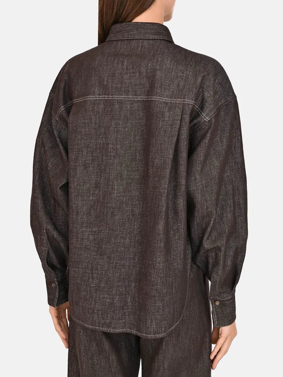 Рубашка джинсовая