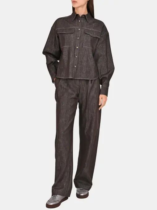 Рубашка джинсовая BRUNELLO CUCINELLI