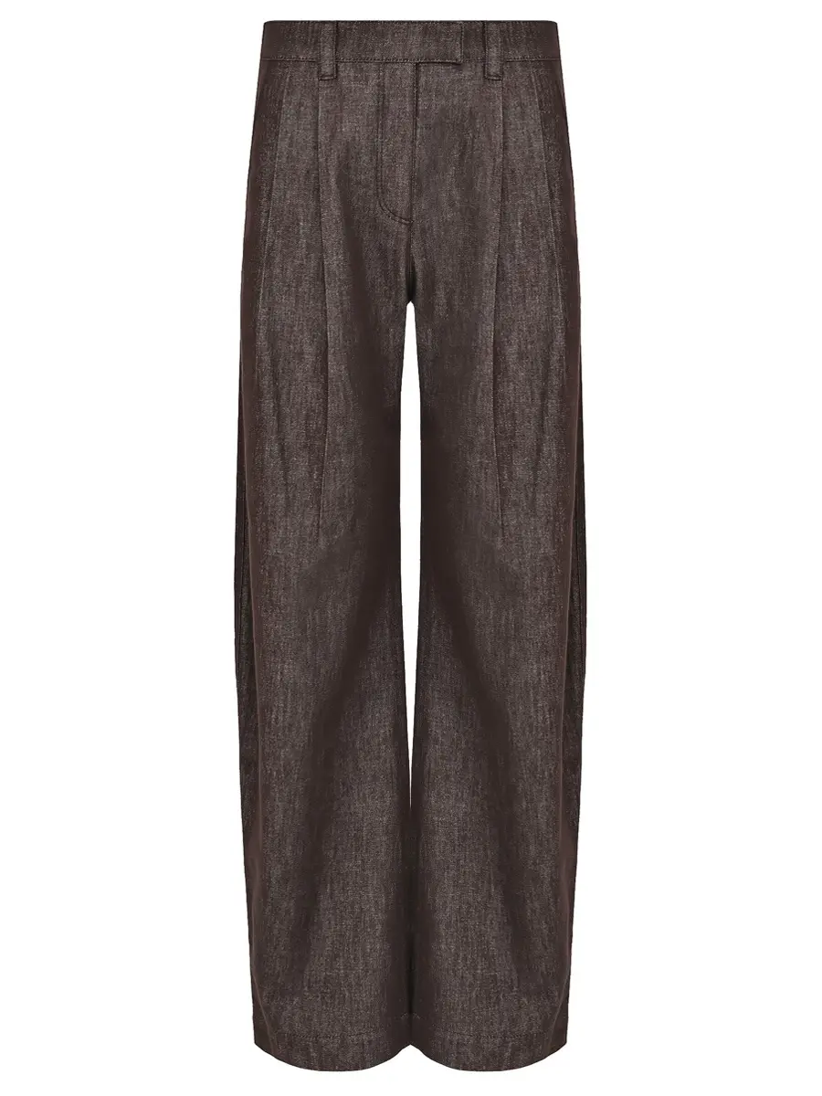 Джинсы из хлопка и вискозы