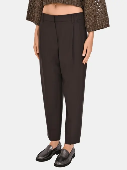 Брюки шерстяные BRUNELLO CUCINELLI