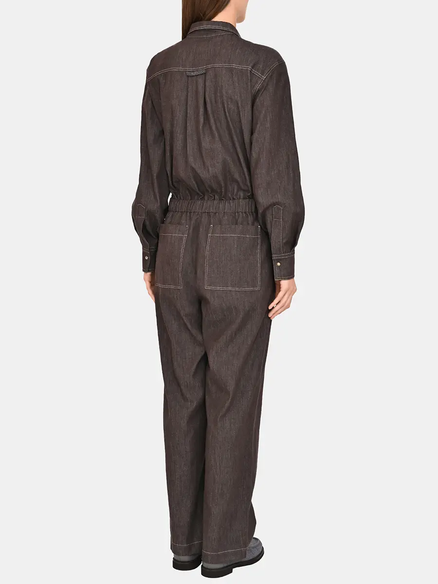 Комбинезон джинсовый