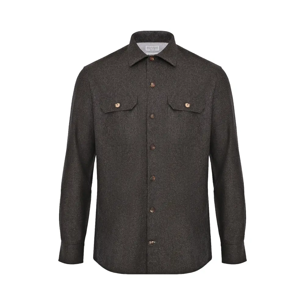 Рубашка Regular Fit шерстяная