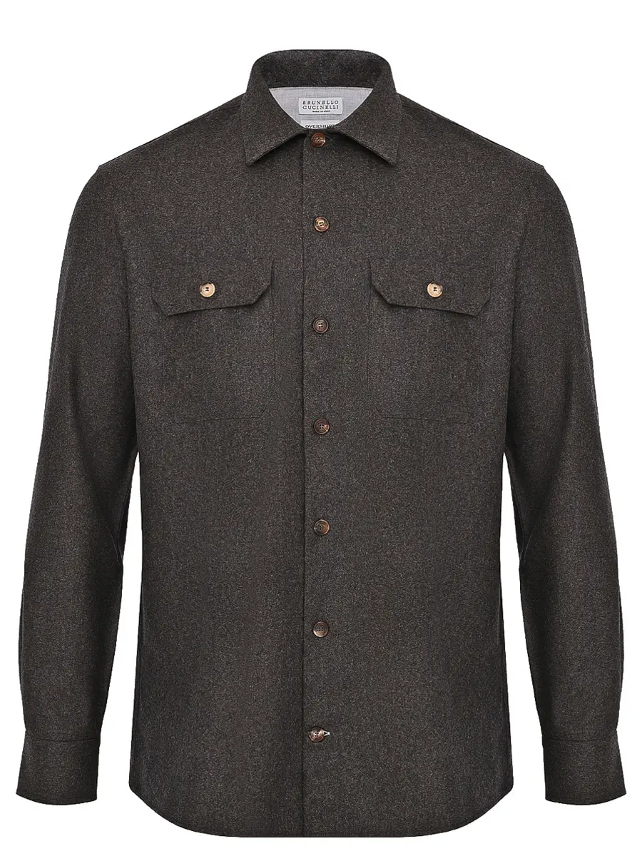 Рубашка Regular Fit шерстяная