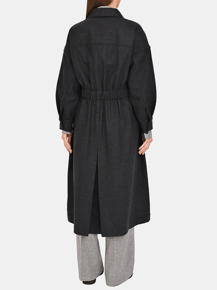 Пальто шерстяное