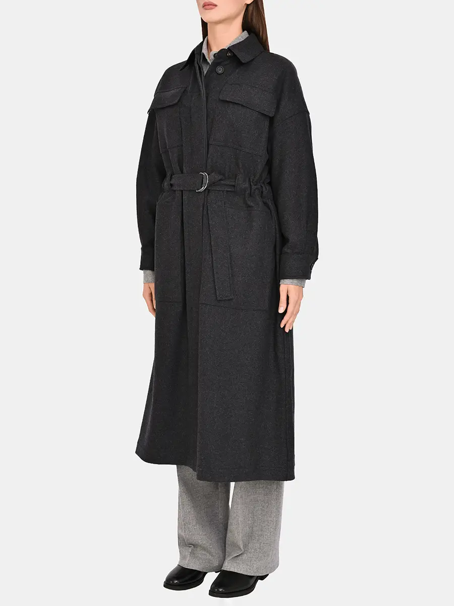 Пальто шерстяное