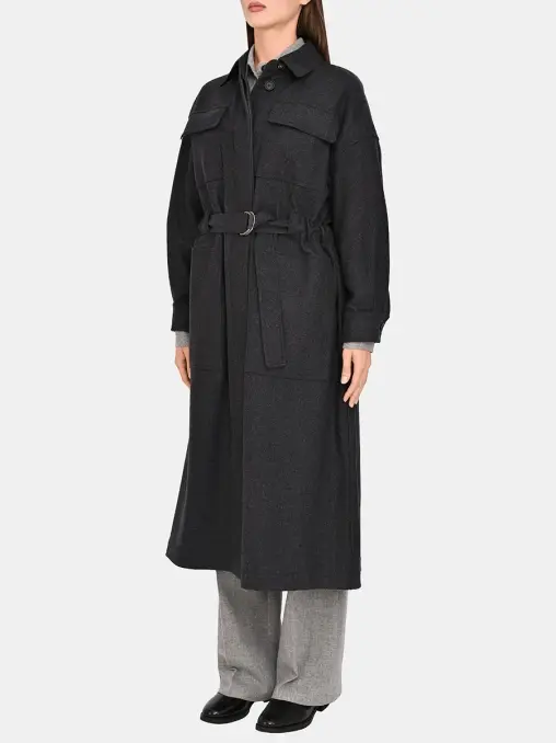 Пальто шерстяное BRUNELLO CUCINELLI