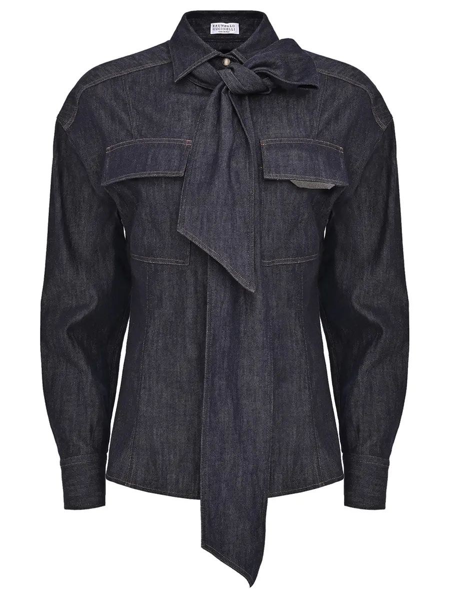 Рубашка джинсовая