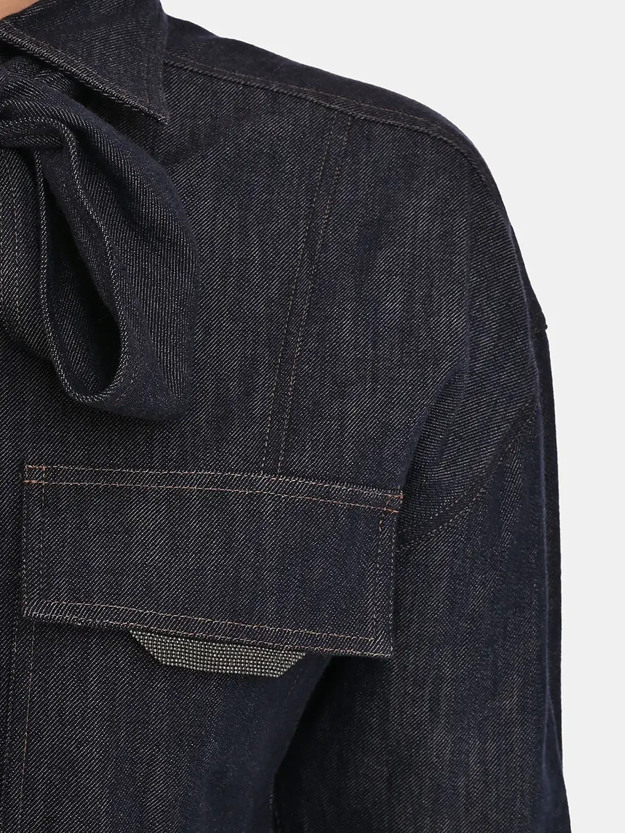 Рубашка джинсовая