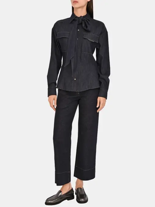 Рубашка джинсовая BRUNELLO CUCINELLI