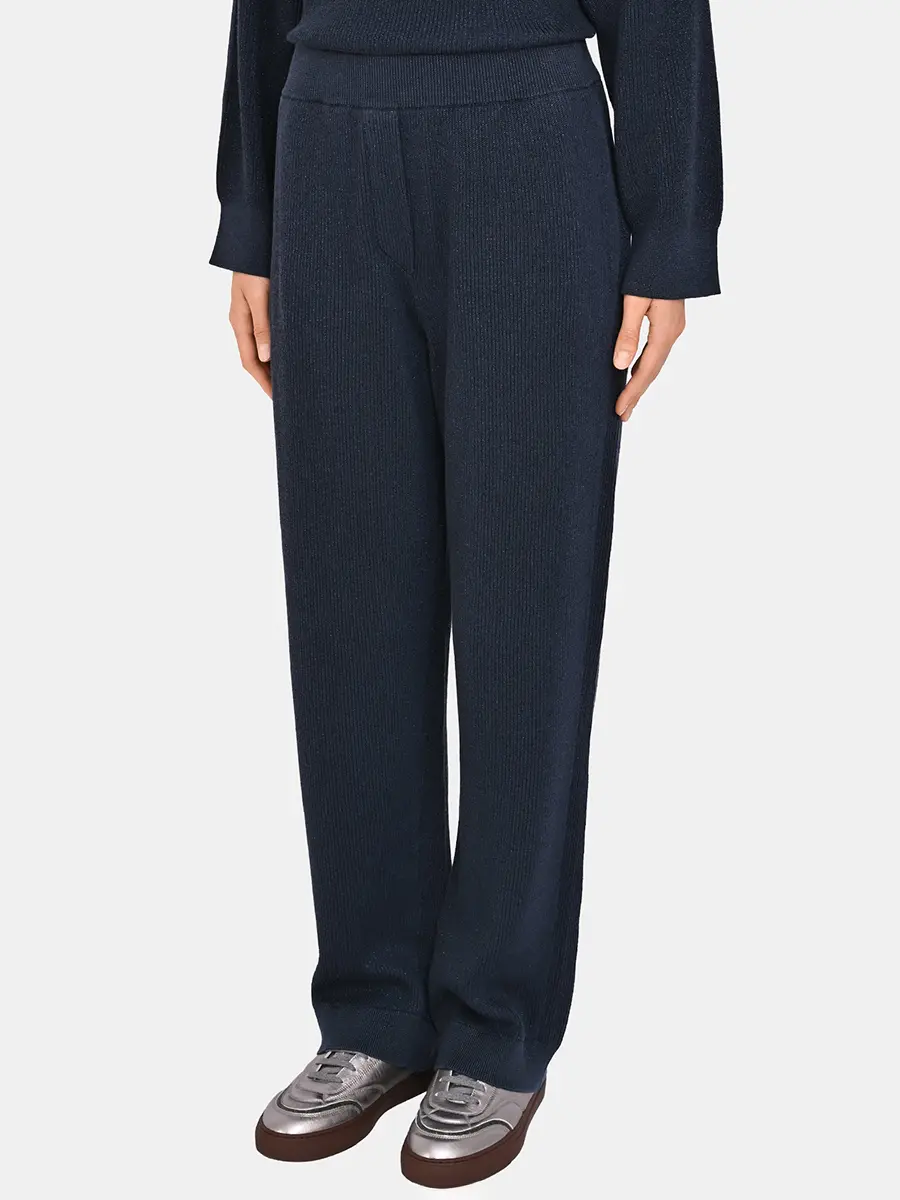 Брюки из хлопка и вискозы