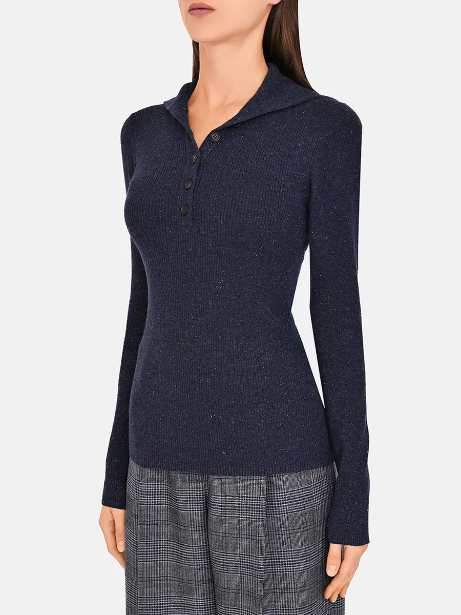 Поло из кашемира и вискозы