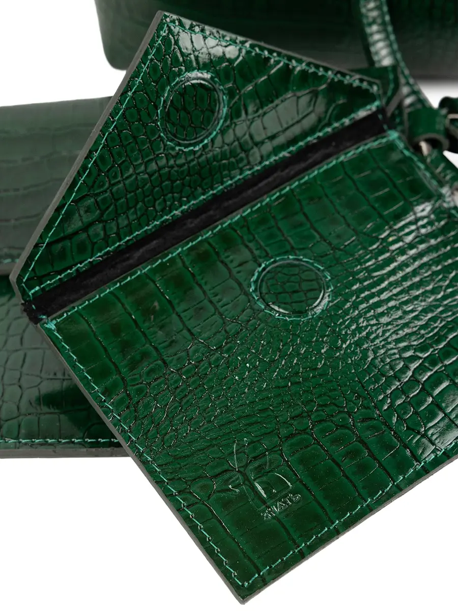 Шоппер M ГАВИАЛ кожаный