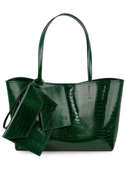 Шоппер M ГАВИАЛ кожаный ЗНАТЬ
