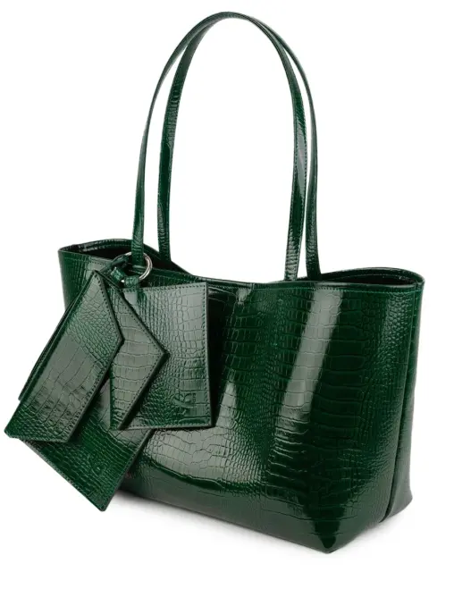 Шоппер M ГАВИАЛ кожаный ЗНАТЬ