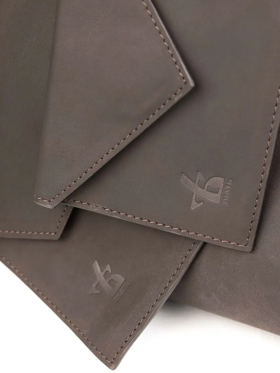 Шоппер M ШОКОЛАД кожаный