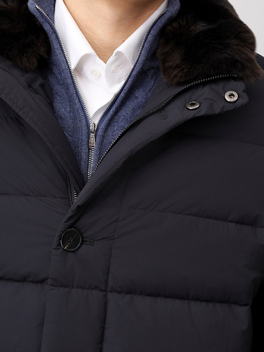 Пуховик стеганый